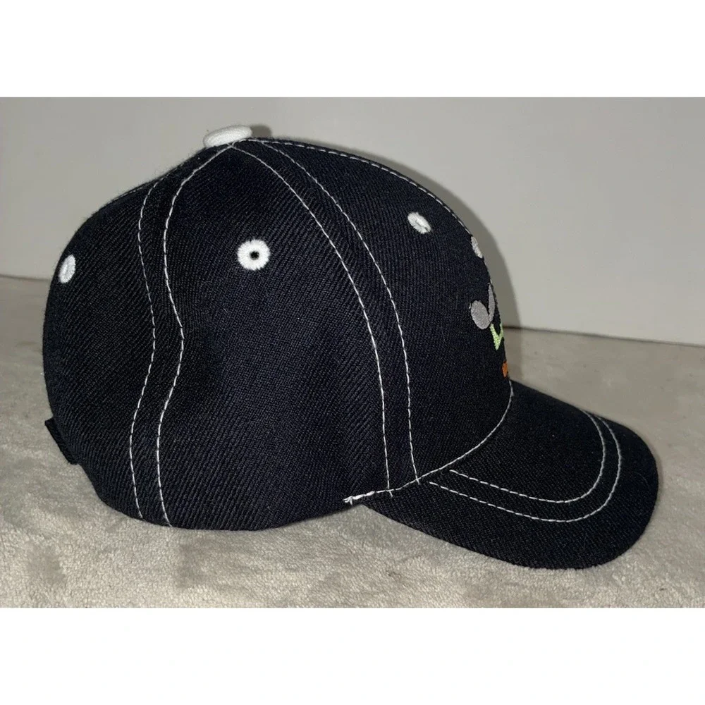 Vintage Kids Toddler 2-3Y Helicopter Hat Cap Black Wool Blend Sam's Cap NEW